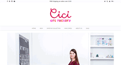 Desktop Screenshot of ciciartfactory.com